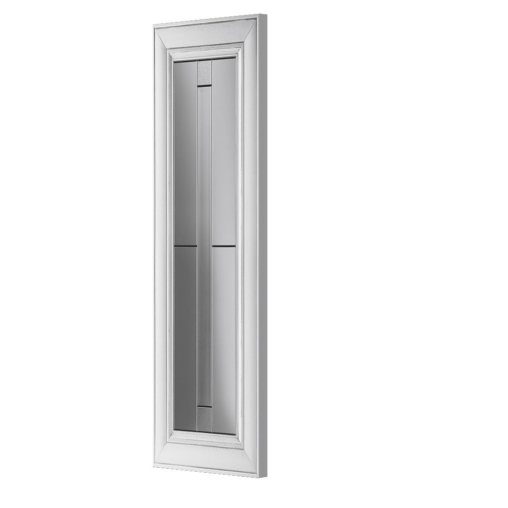 Кухонный шкаф 1-дверный 720х300х315мм Белый витрина
